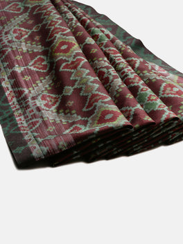 Latest Attractive Stylish Flower Print Linen Women's Sarees