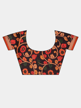 New Attractive Linen Kalamkari Saree