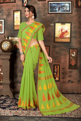 Casual Cotton Silk Saree