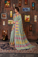 Load image into Gallery viewer, Casual Cotton Silk Saree