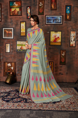 Casual Cotton Silk Saree