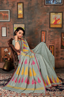 Load image into Gallery viewer, Casual Cotton Silk Saree