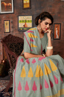 Load image into Gallery viewer, Casual Cotton Silk Saree
