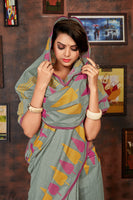 Load image into Gallery viewer, Casual Cotton Silk Saree