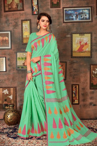 Casual Cotton Silk Saree