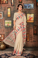 Load image into Gallery viewer, Casual Cotton Silk Saree