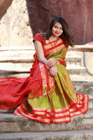 Load image into Gallery viewer, Uppada Pure Silk Handwoven Silk Saree