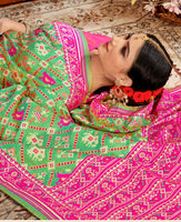 Load image into Gallery viewer, Patan Patola Design Silk Saree