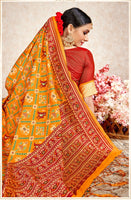 Load image into Gallery viewer, Patan Patola Design Silk Saree