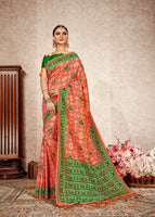 Load image into Gallery viewer, Patan Patola Design Silk Saree