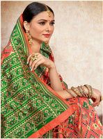 Load image into Gallery viewer, Patan Patola Design Silk Saree