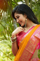 Load image into Gallery viewer, Designer Mild Colored Soft Silk Saree With Elegant Border