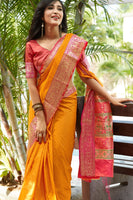Load image into Gallery viewer, Designer Mild Colored Soft Silk Saree With Elegant Border