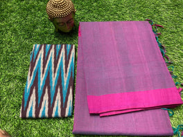 MANGALAGIRI PLAIN COTTON SAREE