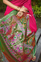 Load image into Gallery viewer, Designer Mild Colored Soft Silk Saree With Elegant Border
