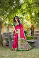 Load image into Gallery viewer, Designer Mild Colored Soft Silk Saree With Elegant Border