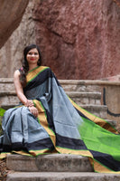 Load image into Gallery viewer, Uppada Pure Silk Handwoven Silk Saree