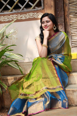 Uppada Pure Silk Tissue Sarees