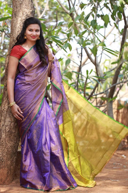 Uppada Pure Silk Tissue Sarees