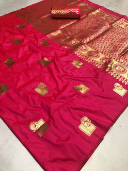 Charming Begni Colored Soft Silk Saree With Buttas