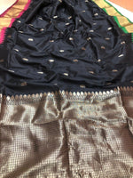 Load image into Gallery viewer, Royal Coloured Soft Semi Silk With Gadwal Imitation Janga Jamuna Border Saree