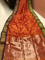 Load image into Gallery viewer, Royal Coloured Soft Semi Silk With Gadwal Imitation Janga Jamuna Border Saree