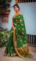 Load image into Gallery viewer, Fabulous Muslin Silk Saree With Embose On All Over Saree