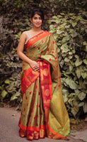 Load image into Gallery viewer, Fabulous Muslin Silk Saree With Embose On All Over Saree