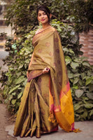 Load image into Gallery viewer, Fabulous Muslin Silk Saree With Embose On All Over Saree