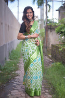 Load image into Gallery viewer, Smashing  Light Colored Linen Silk Saree