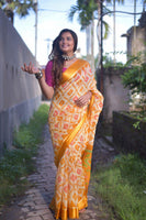 Load image into Gallery viewer, Smashing  Light Colored Linen Silk Saree