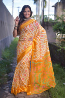 Load image into Gallery viewer, Smashing  Light Colored Linen Silk Saree