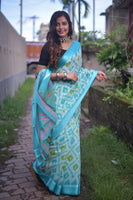 Load image into Gallery viewer, Smashing  Light Colored Linen Silk Saree
