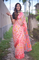 Load image into Gallery viewer, Smashing  Light Colored Linen Silk Saree