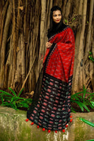 Load image into Gallery viewer, Ultimate Semi Cotton Ikkat Saree
