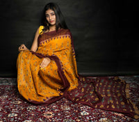 Load image into Gallery viewer, Ultimate Semi Cotton Ikkat Saree