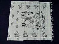 Load image into Gallery viewer, Printed Kerala Cotton Tissue (Silver Zari )