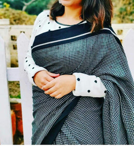 Ilkal Cotton Saree With Contrast Borders