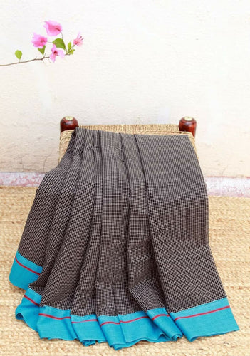 Ilkal Cotton Saree With Contrast Borders