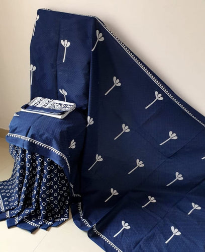 Mul Mul Cotton Saree With Beautiful Prints