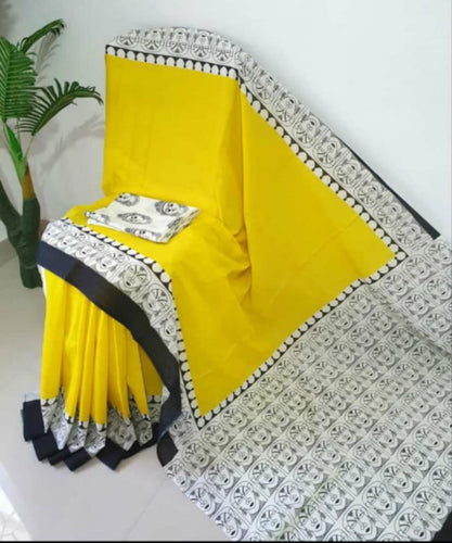 Mul Mul Cotton Saree With Beautiful Prints