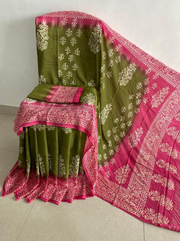 Mul Mul Cotton Saree With Beautiful Prints