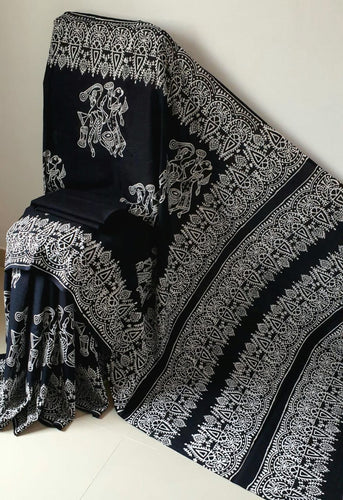 Mul Mul Cotton Saree With Beautiful Prints