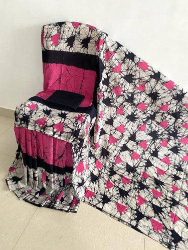 Mul Mul Cotton Saree With Beautiful Prints