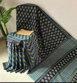 Mul Mul Cotton Saree With Beautiful Prints