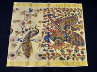 Load image into Gallery viewer, Printed Kerala Cotton Tissue (Gold Zari )