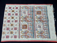 Load image into Gallery viewer, Beautiful White Linen Printed Saree