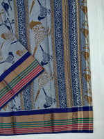 Load image into Gallery viewer, Printed Mangalagiri Cotton Saree With Zari Border