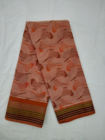 Load image into Gallery viewer, Printed Mangalagiri Cotton Saree With Zari Border