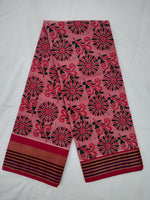 Load image into Gallery viewer, Printed Mangalagiri Cotton Saree With Zari Border